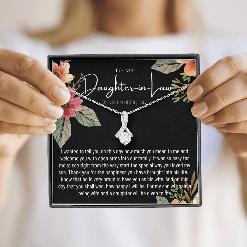 Daughter In Law Gift on Wedding Day, Future Daughter In Law, Wedding Gift, Bride Gift from Mother In Law, Daughter-In-Law Jewelry