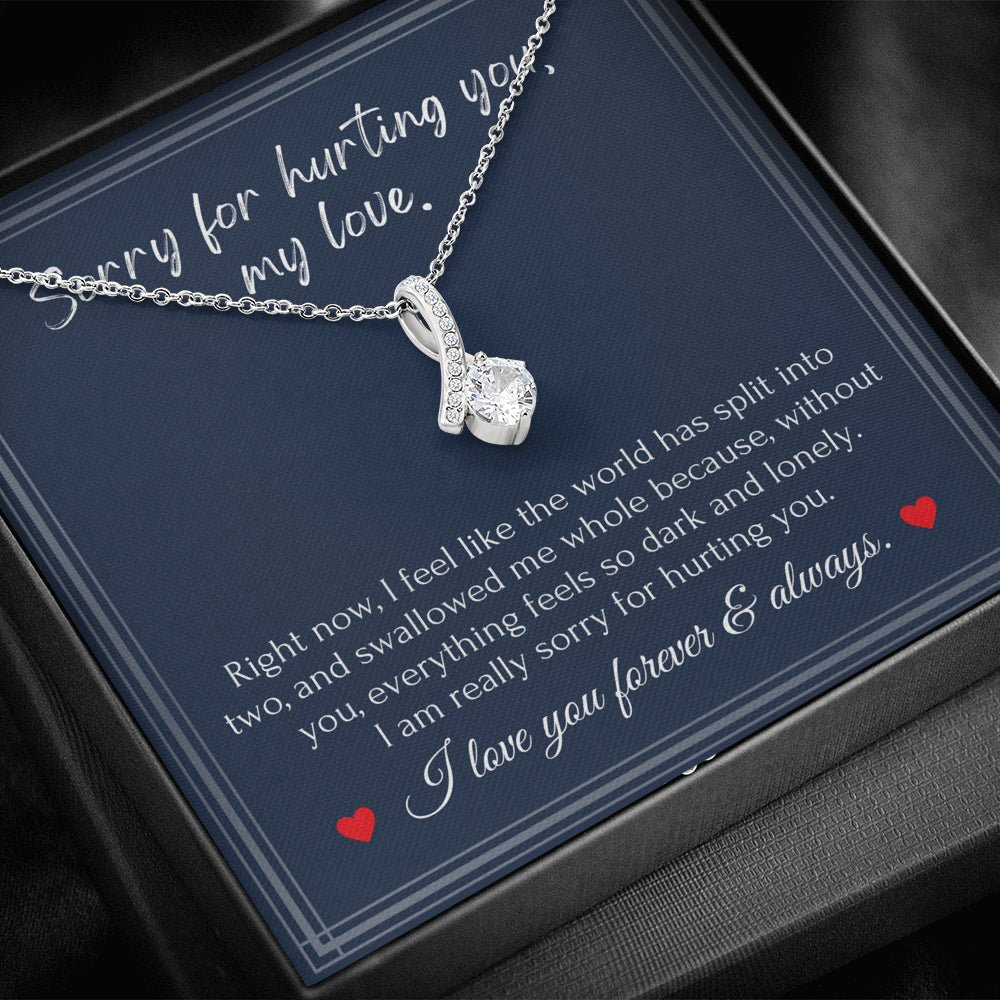 Sorry for hurting you