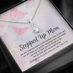 Stepmom Necklace, Stepmom Birthday Gift Idea, Meaningful Stepmom Gift, Thank You Stepmom, Unbiological Mom Gift, Bonus Mom Necklace