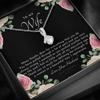 ALLURING BEAUTY Necklace, Postpartum Gift for Wife, Gift for Wife Post Pregnancy, Becoming A Mother Gift, Gift For Wife Birth, Wife After Pregnancy Necklace, Wife Becoming A Mom