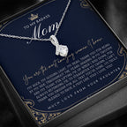 ALLURING BEAUTY necklace | Badass Mom Gift | To My Badass Mom Necklace | Mother’s Day Gift | Daughter to Mom Gift | Gift from Daughter to Mom on Wedding Day | Mom gift