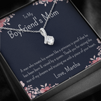 Boyfriend's Mom Gift, Birthday Gift For Boyfriend's Mom, Boyfriend Family, Boyfriends Mom Birthday Necklace Gift