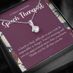 Speech Therapist Gift, Amazing Speech Therapist Gift Necklace, Language Pathologist, Gift for Speech Pathologist