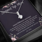 Stepmom Necklace, Stepmom Birthday Gift Idea, Meaningful Stepmom Gift, Thank You Stepmom, Unbiological Mom Gift, Bonus Mom Necklace