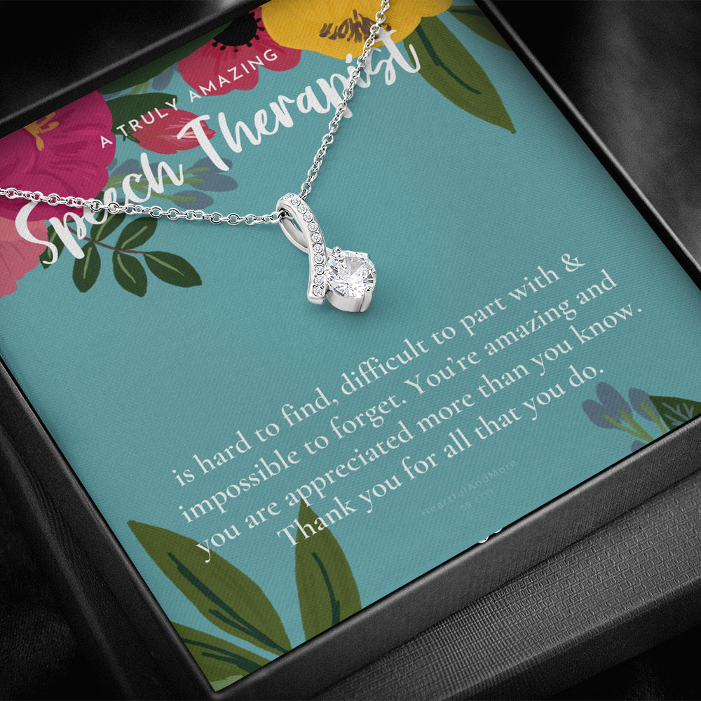 Speech Therapist Gift, Amazing Speech Therapist Gift Necklace, Language Pathologist, Gift for Speech Pathologist