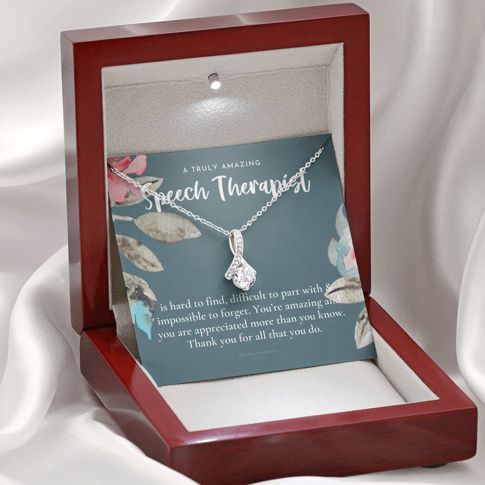 Speech Therapist Gift, Amazing Speech Therapist Gift Necklace, Language Pathologist, Gift for Speech Pathologist
