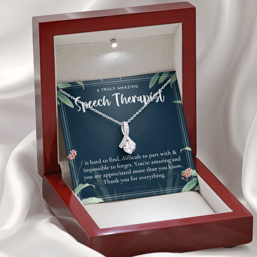 Speech Therapist Gift, Amazing Speech Therapist Gift Necklace, Language Pathologist, Gift for Speech Pathologist