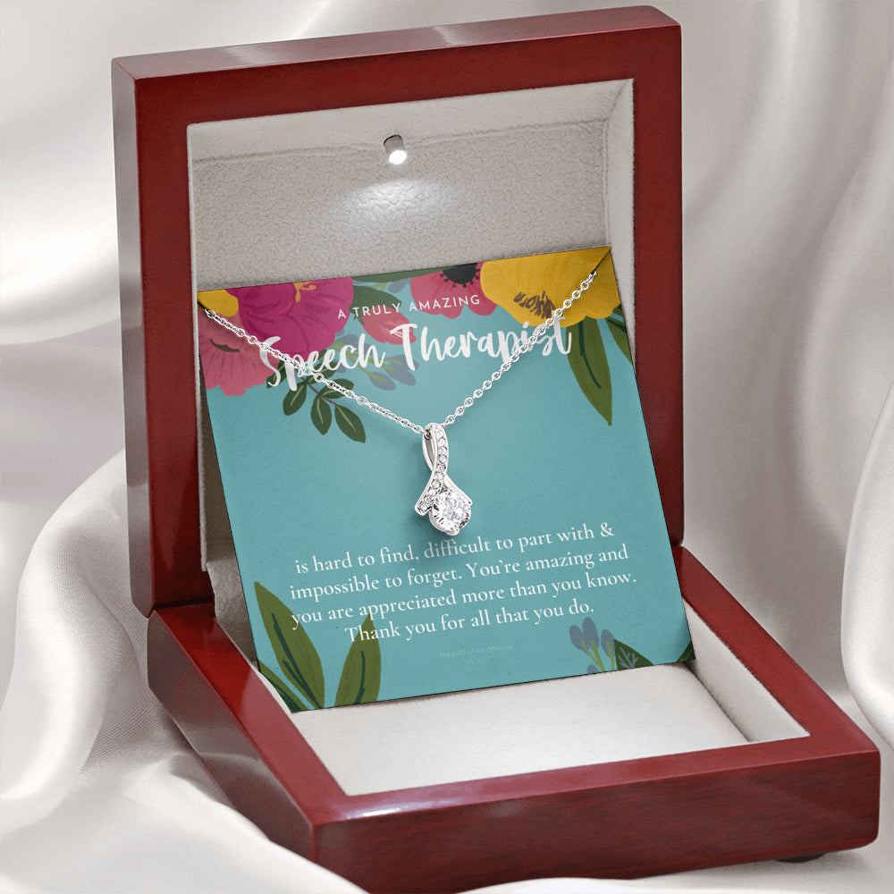 Speech Therapist Gift, Amazing Speech Therapist Gift Necklace, Language Pathologist, Gift for Speech Pathologist
