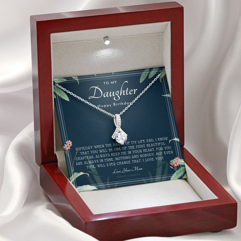 Personalized Birthday Gift for Daughter, Necklace Gift from Mom and Dad, Daughter Birthday Gift, 21st, 22nd, 23rd, 24th, 25th, 26th, 27th, 28th, 29th, 30th, 31st etc.