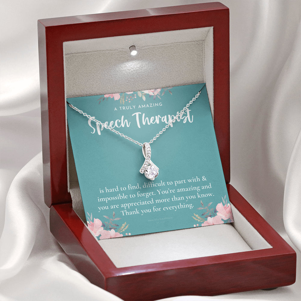 Speech Therapist Gift, Amazing Speech Therapist Gift Necklace, Language Pathologist, Gift for Speech Pathologist