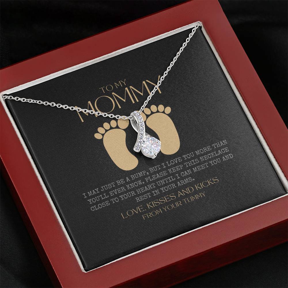 Baby shower gift | New Mommy Necklace | Pregnant Wife Gift | To My Mommy | I May Just Be A Bump But I Love You More Than You Ever Know | To mummy from bump | To Mommy to be | Pregnancy Gift for First Time Mom | New Mom in Hospital | Gift for Pregnant Wife