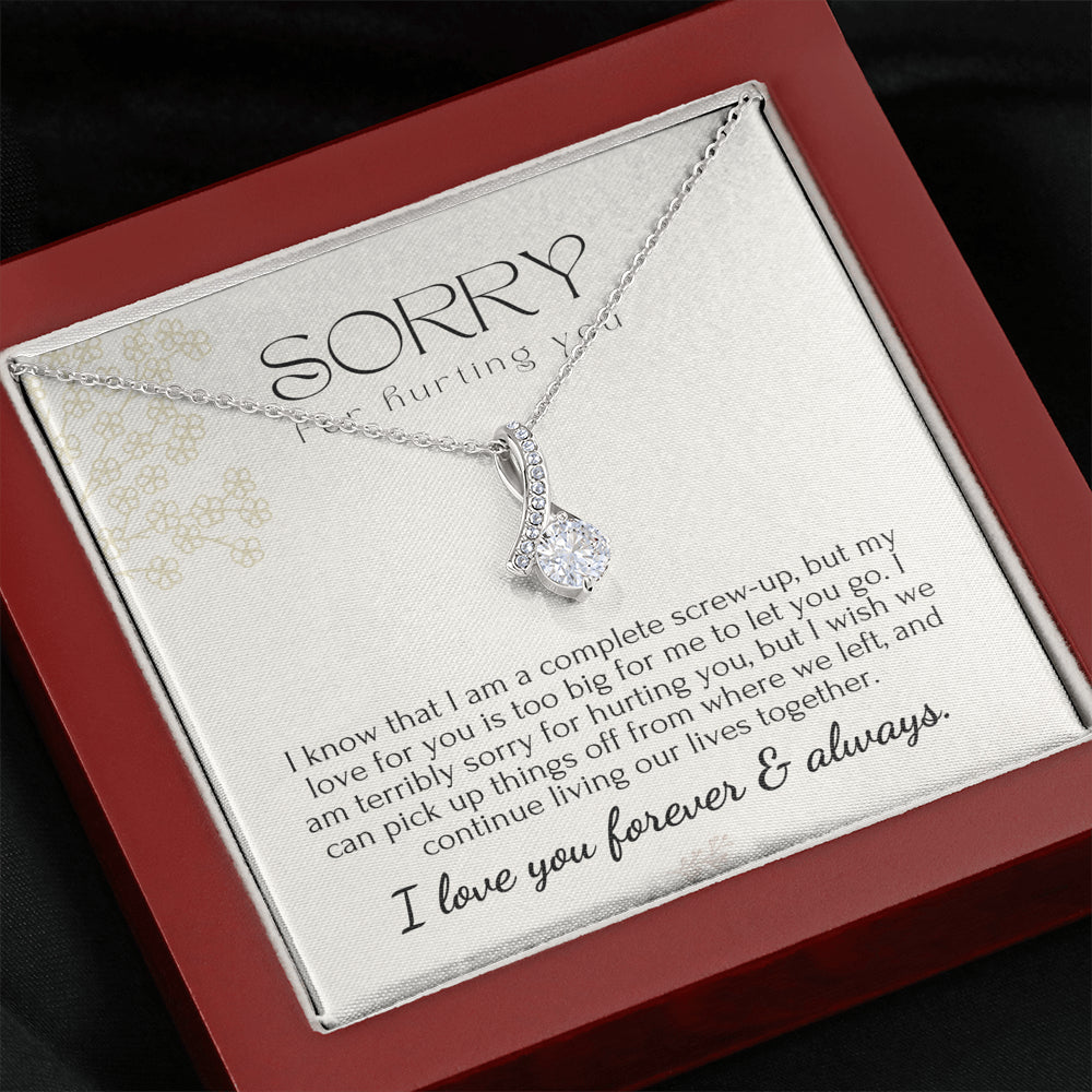 Sorry for hurting you necklace