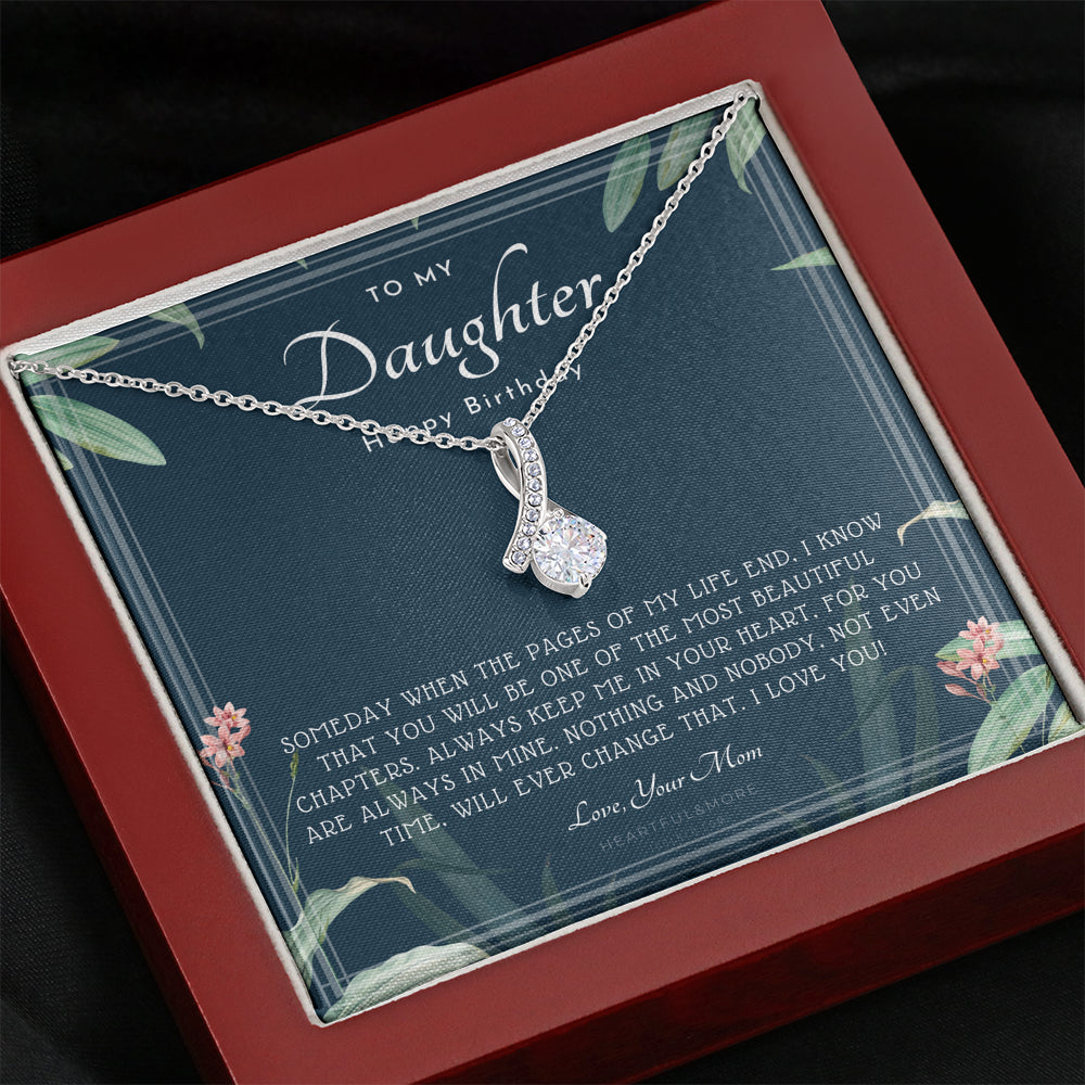 Personalized Birthday Gift for Daughter, Necklace Gift from Mom and Dad, Daughter Birthday Gift, 21st, 22nd, 23rd, 24th, 25th, 26th, 27th, 28th, 29th, 30th, 31st etc.