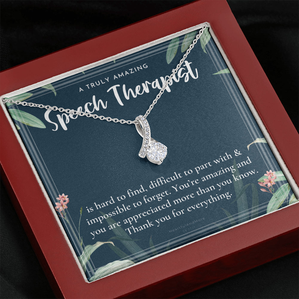 Speech Therapist Gift, Amazing Speech Therapist Gift Necklace, Language Pathologist, Gift for Speech Pathologist