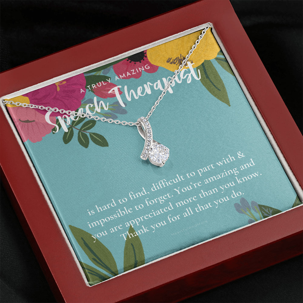 Speech Therapist Gift, Amazing Speech Therapist Gift Necklace, Language Pathologist, Gift for Speech Pathologist
