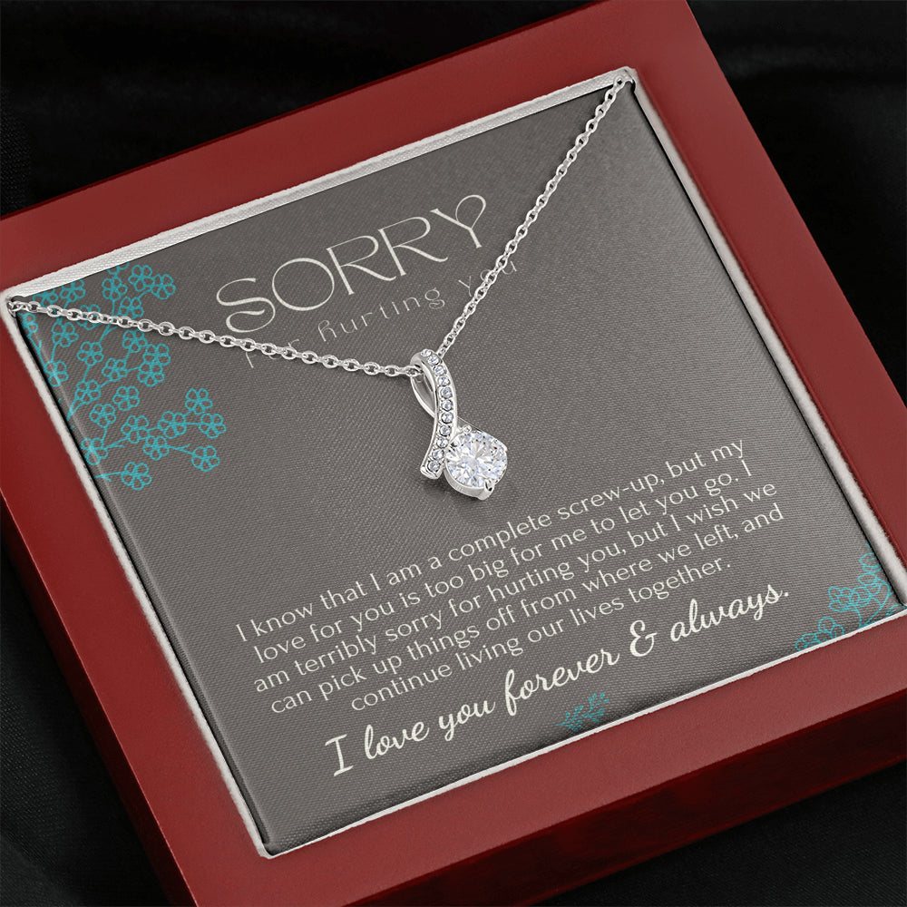 Sorry for hurting you