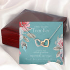 Teacher Gift, Gift for Teacher Necklace, A Truly Amazing Teacher Appreciation Gift