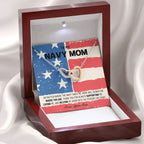 Military Mom Gift, Navy Mom Mothers Day, Navy Mom Gift, Deployment Gift, Navy Mom Necklace from Son, Military, Deploy Gift, Best Navy Mom