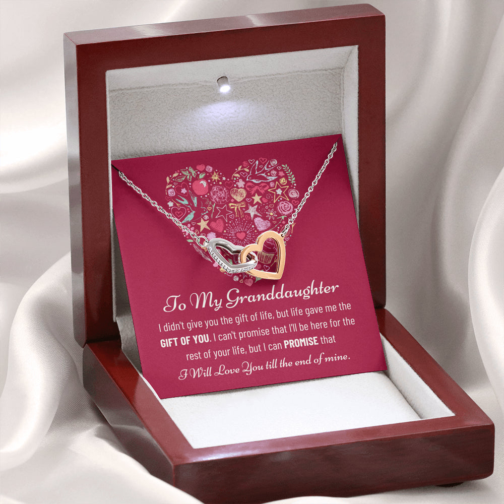 To My Granddaughter, Christmas Gift for Granddaughter, Christmas Present for Granddaughter, Necklace Gift for Granddaughter From Grandma