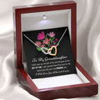 To My Granddaughter, Christmas Gift for Granddaughter, Christmas Present for Granddaughter, Necklace Gift for Granddaughter From Grandma