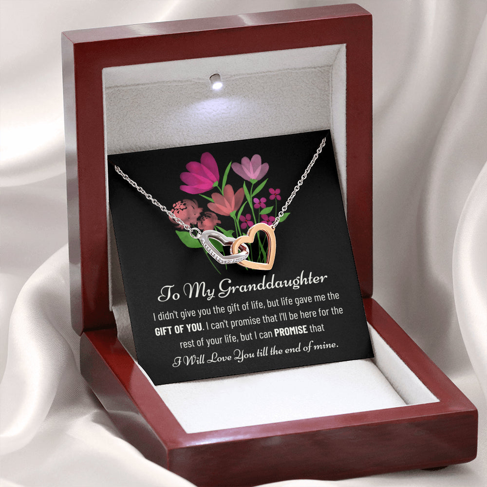 To My Granddaughter, Christmas Gift for Granddaughter, Christmas Present for Granddaughter, Necklace Gift for Granddaughter From Grandma