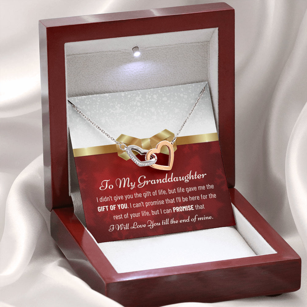 To My Granddaughter, Christmas Gift for Granddaughter, Christmas Present for Granddaughter, Necklace Gift for Granddaughter From Grandma