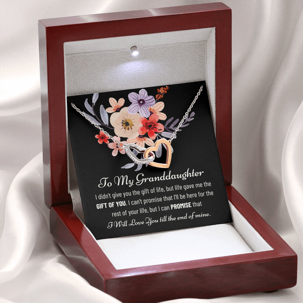 To My Granddaughter, Christmas Gift for Granddaughter, Christmas Present for Granddaughter, Necklace Gift for Granddaughter From Grandma