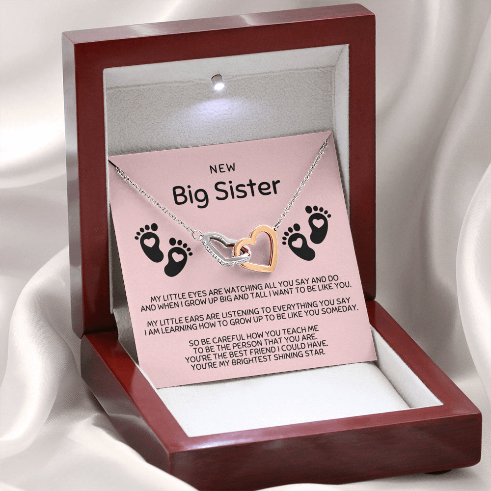 New Big Sister Gifts, Gifts for New Big Sister, Future Big Sister, Necklace, Gifts from Baby to Big Sister, Big Sister Gift From New Baby