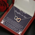 Daughter-In-Law Gift Necklace, Wedding Gift, Jewelry From Mother-In Law, Gift for Bride, Daughter-In-Heart