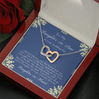 Daughter-In-Law Gift Necklace, Wedding Gift, Jewelry From Mother-In Law, Gift for Bride, Daughter-In-Heart, Welcoming Daughter In Law