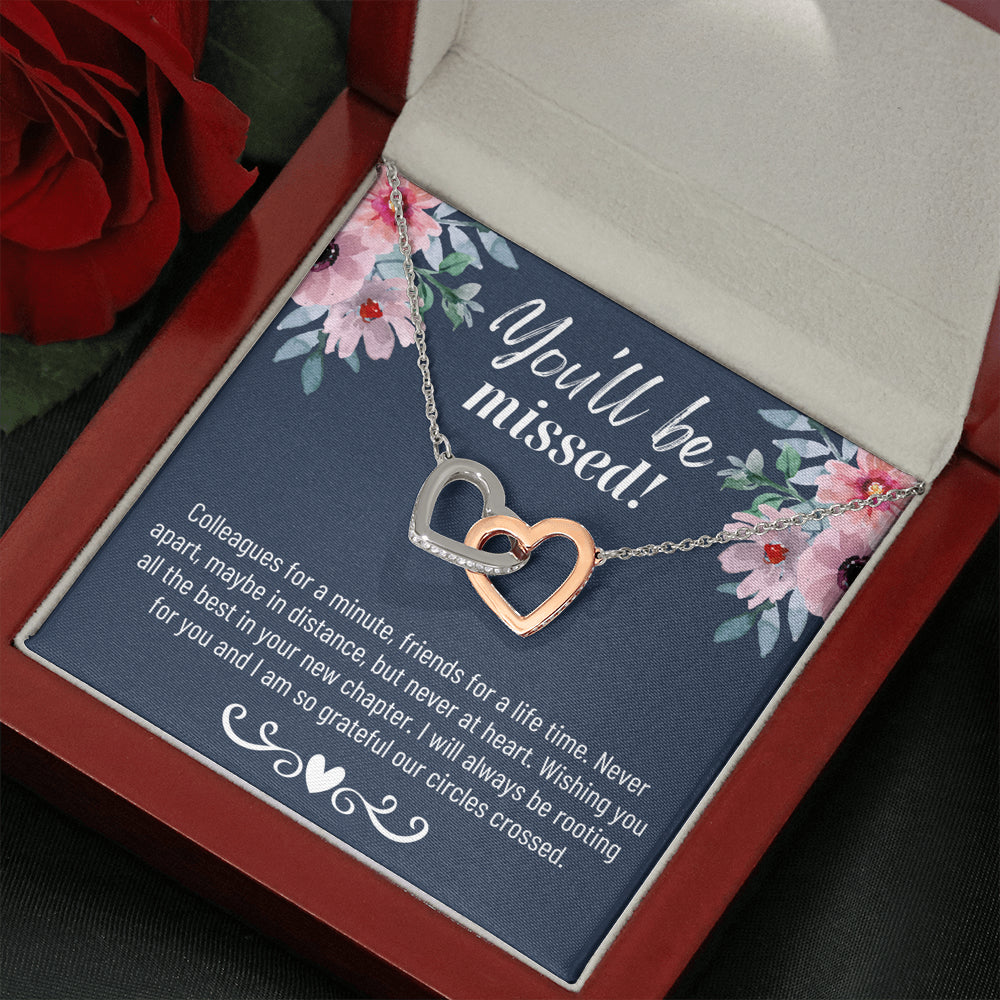 Thank You Gift, Appreciation Gift, Thank You Necklace, Leaving Job Gift for Coworker, Coworker Gift