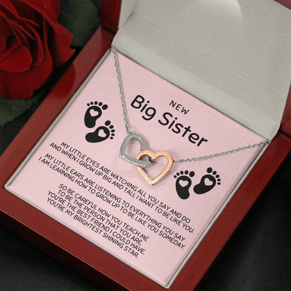 New Big Sister Gifts, Gifts for New Big Sister, Future Big Sister, Necklace, Gifts from Baby to Big Sister, Big Sister Gift From New Baby