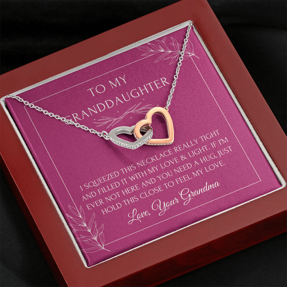 2 Interlocking Necklace Granddaughter