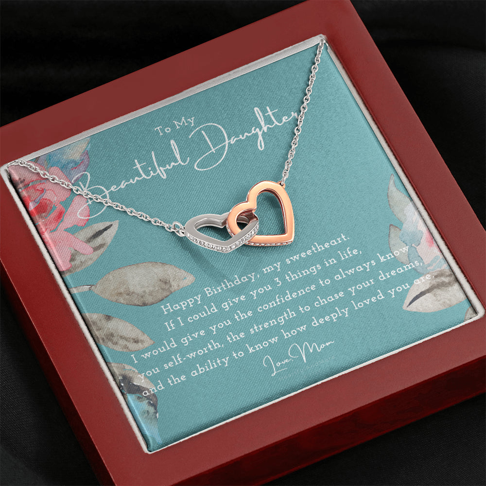 To My Daughter, Daughter Necklace, Anniversary Gift for Daughter, Daughter Gift, Gift for Daughter, Birthday Gift