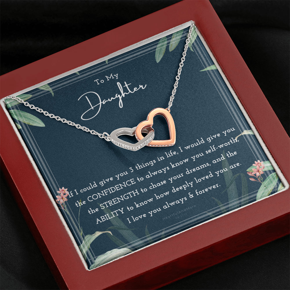 To My Daughter, Daughter Necklace, Anniversary Gift for Daughter, Daughter Gift, Gift for Daughter, Christmas, Birthday