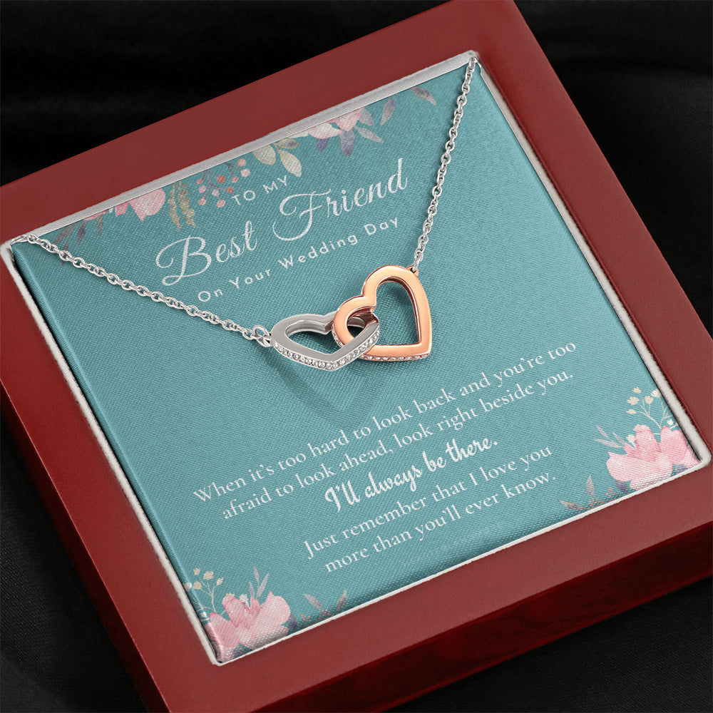 Best Friend Gift on Her Wedding Day, Best Friend to Bride Necklace, Best Friend Gift to Bride, Bride Gift From Maid of Honor, To My Best Friend