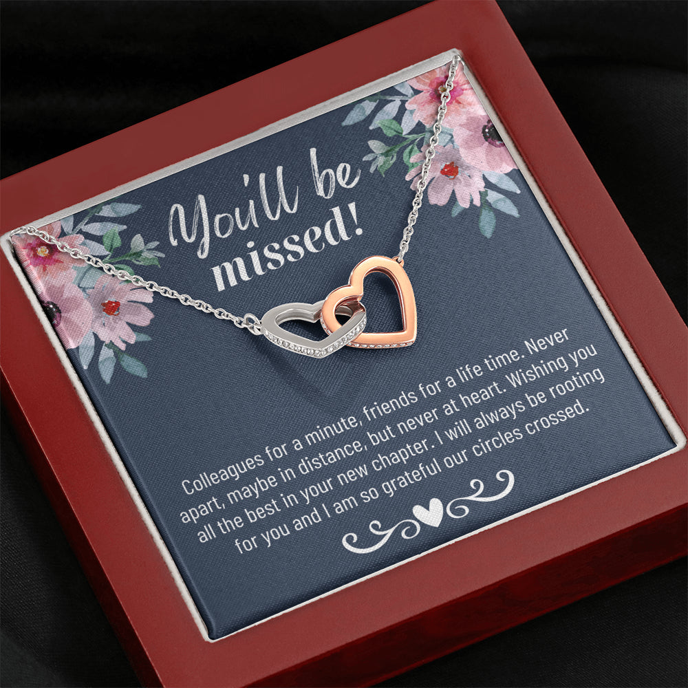 Thank You Gift, Appreciation Gift, Thank You Necklace, Leaving Job Gift for Coworker, Coworker Gift