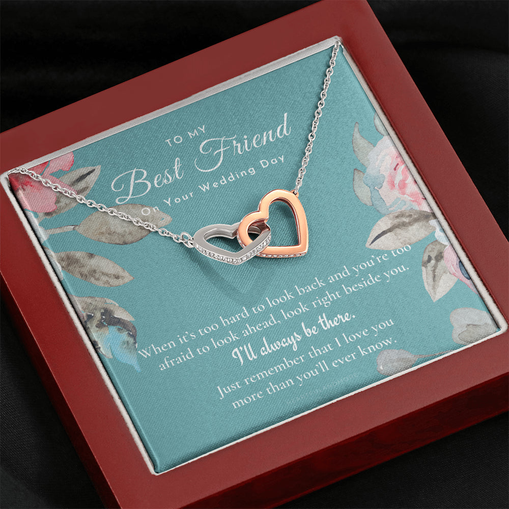 Best Friend Gift on Her Wedding Day, Best Friend to Bride Necklace, Best Friend Gift to Bride, Bride Gift From Maid of Honor, To My Best Friend