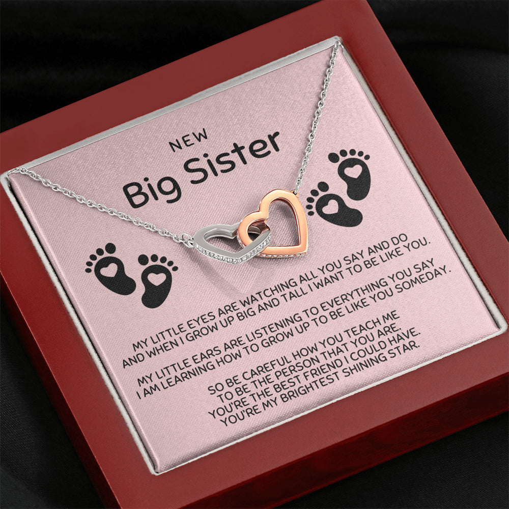 New Big Sister Gifts, Gifts for New Big Sister, Future Big Sister, Necklace, Gifts from Baby to Big Sister, Big Sister Gift From New Baby