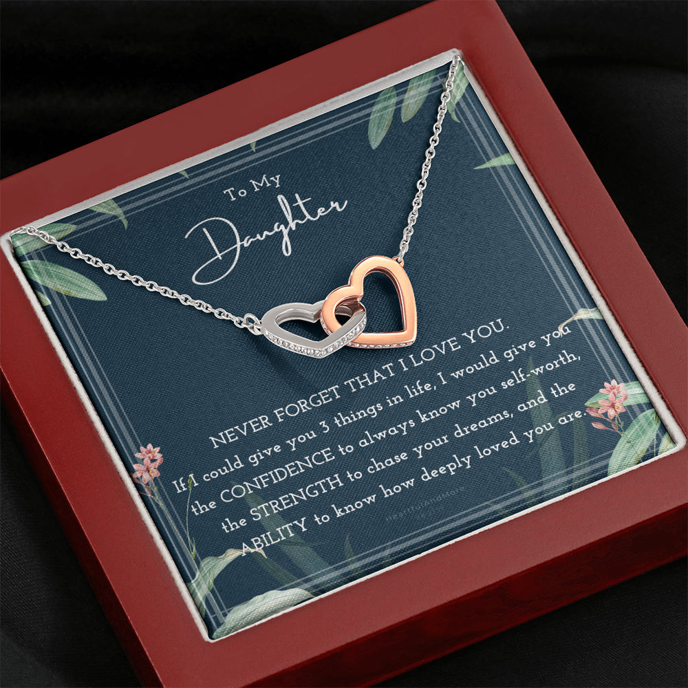 To My Daughter, Daughter Necklace, Anniversary Gift for Daughter, Daughter Gift, Gift for Daughter, Christmas, Birthday