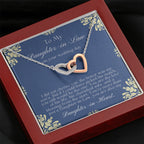 Daughter-In-Law Gift Necklace, Wedding Gift, Jewelry From Mother-In Law, Gift for Bride, Daughter-In-Heart, Welcoming Daughter In Law