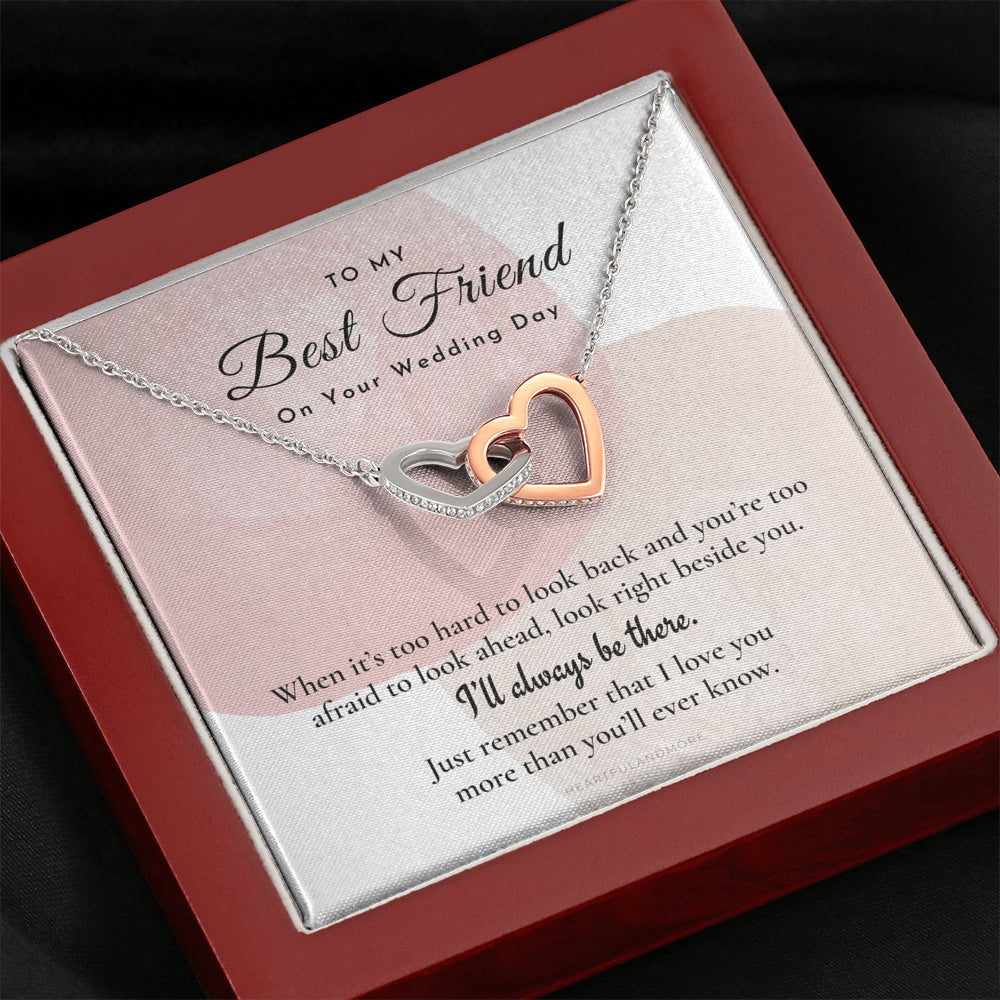 Best Friend Gift on Her Wedding Day, Best Friend to Bride Necklace, Best Friend Gift to Bride, Bride Gift From Maid of Honor, To My Best Friend