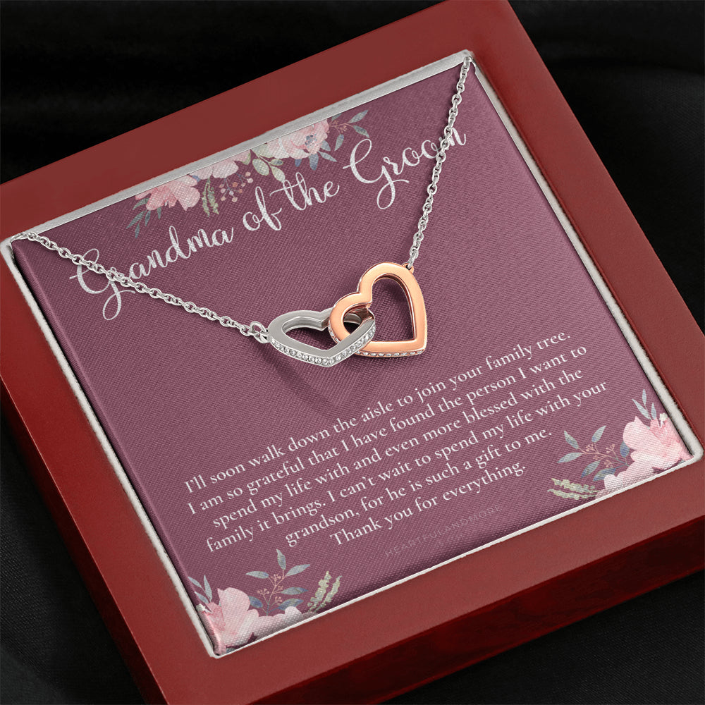 Grandmother of the Groom Gift Necklace, Grandma Wedding Gift, Nana, Bridal Shower, Rehearsal Dinner, Thank You Gift