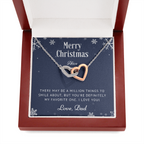 Personalized Christmas Gift for Daughter from Dad, Necklace Gift for Daughter, Daughter Christmas Gifts Ideas, Daughter Presents, Jewelry