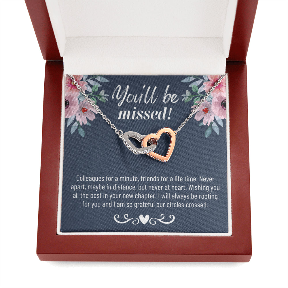 Thank You Gift, Appreciation Gift, Thank You Necklace, Leaving Job Gift for Coworker, Coworker Gift