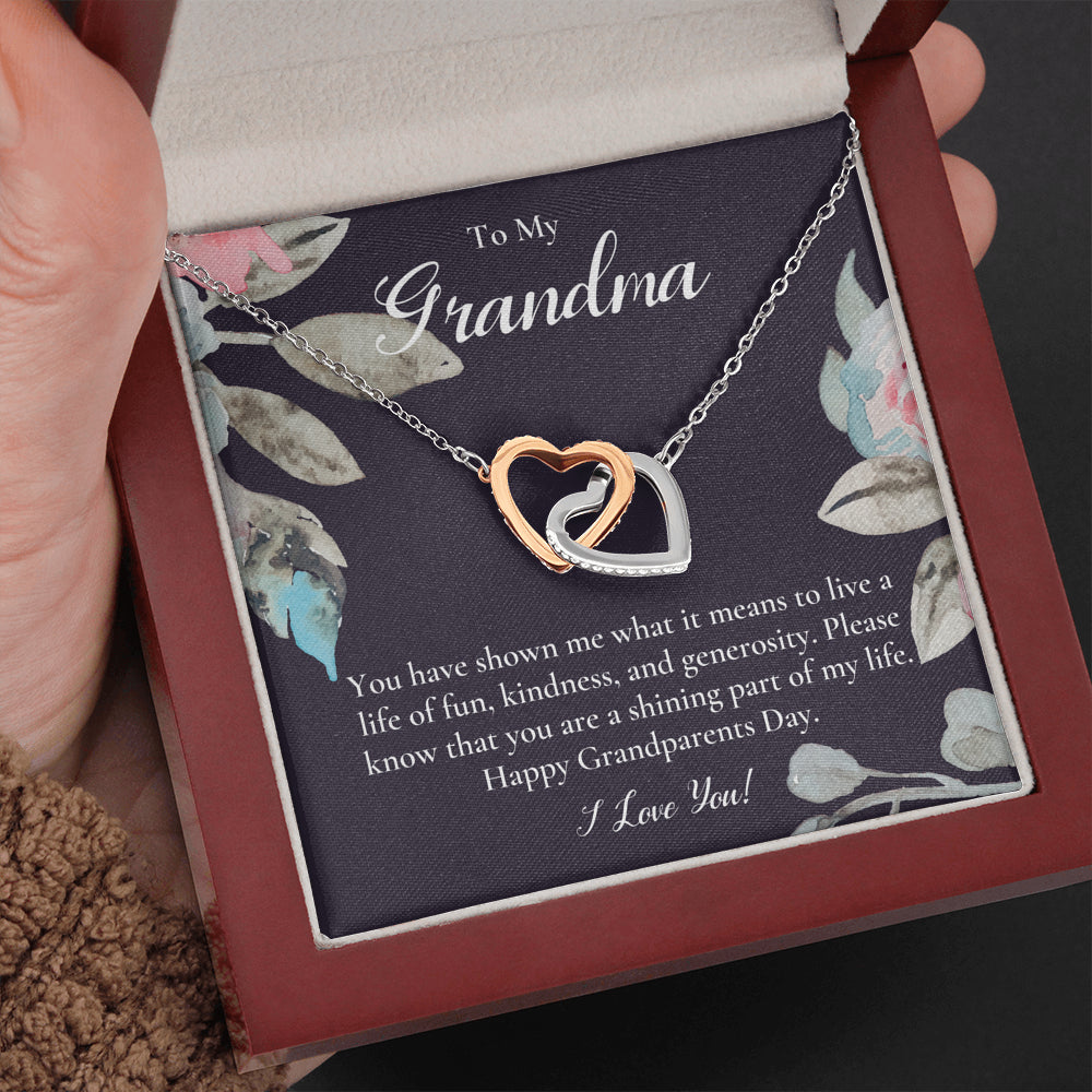 Gift For Grandma Necklace, Grandmother Birthday Gift From Granddaughter/Grandson, To My Grandma Necklace Gift, Grandmother Gift, Grandparents Day Gift