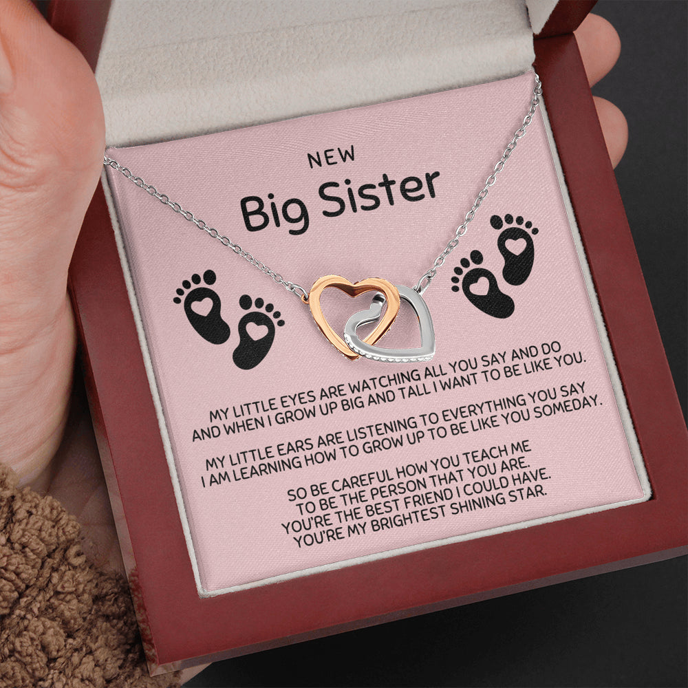 New Big Sister Gifts, Gifts for New Big Sister, Future Big Sister, Necklace, Gifts from Baby to Big Sister, Big Sister Gift From New Baby