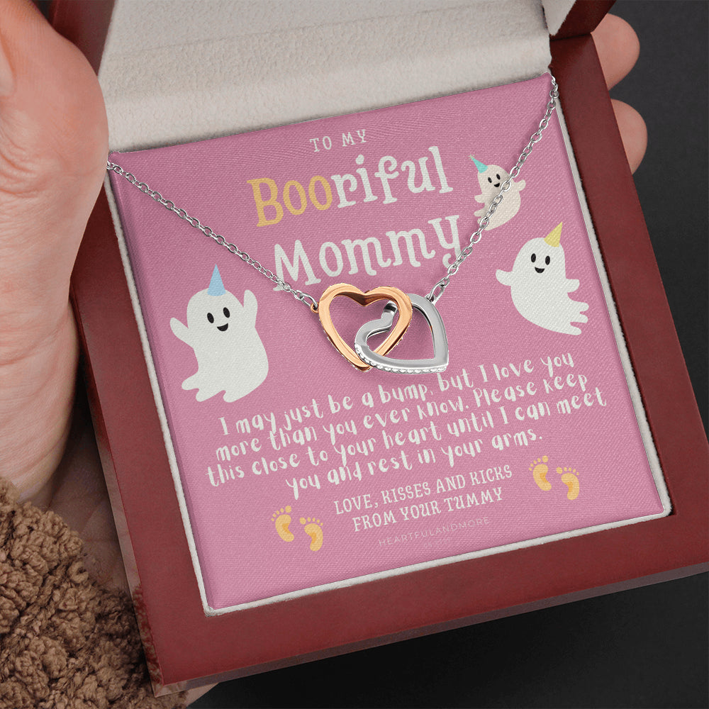 Mom to be gift | New Mommy Gift Necklace | Pregnant Wife Gift | I May Just Be A Bump | To mummy from bump | To Mommy to be | Heart Jewelry