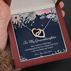 To My Granddaughter, Granddaughter Necklace For Christmas, Christmas Gift for Granddaughter