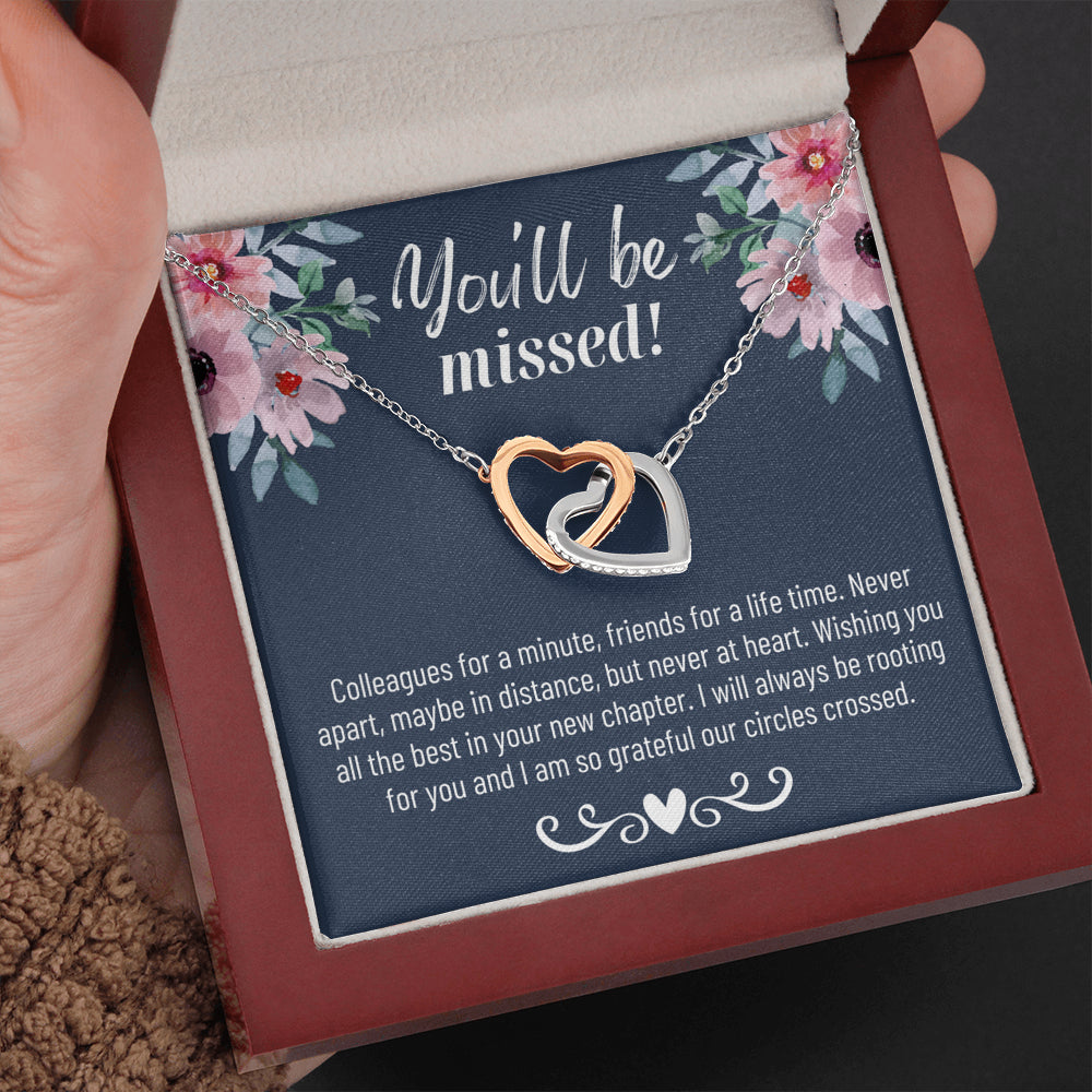 Thank You Gift, Appreciation Gift, Thank You Necklace, Leaving Job Gift for Coworker, Coworker Gift